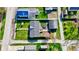 Overhead shot of the home showing convenient access to neighborhood amenities and local businesses at 220 E Meridian St, Atlanta, IN 46031