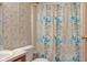 Bathroom featuring a shower/tub combo with a decorative curtain at 220 E Meridian St, Atlanta, IN 46031