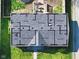 Aerial layout of the home features kitchen, bedrooms, bathrooms and living room spaces at 220 E Meridian St, Atlanta, IN 46031
