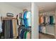 Spacious walk-in closet with metal shelving for an organized wardrobe at 2208 Dudley Ave, Westfield, IN 46074