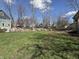 Large grassy backyard featuring new landscaping at 2419 N Park Ave, Indianapolis, IN 46205