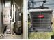 Efficient heating and cooling system with a Bryant-branded furnace and air conditioner unit at 2419 N Park Ave, Indianapolis, IN 46205