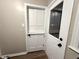 Hallway with a Dutch door that allows the top half to open while the bottom remains closed at 3233 N Tacoma Ave, Indianapolis, IN 46218