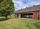 Community pavilion surrounded by lush green lawns and a bright blue sky at 3276 W Longbranch Dr, Monrovia, IN 46157