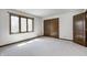 Bright bedroom features a large window for natural light and a sliding door closet at 3753 Whippoorwill Lake S Dr, Monrovia, IN 46157