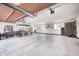 Large garage provides ample space for storage, work area, and parking multiple vehicles at 3753 Whippoorwill Lake S Dr, Monrovia, IN 46157