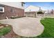 Backyard with a spacious patio area perfect for outdoor entertaining at 442 Athens Pl, Westfield, IN 46074