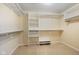 Well-organized walk-in closet with built-in shelving and ample storage space at 442 Athens Pl, Westfield, IN 46074