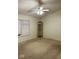 Empty bedroom featuring natural light and carpet floors at 4871 Franklin Villas Dr, Indianapolis, IN 46237