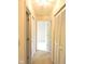 Hallway with closet and neutral walls leads to bedroom at 4959 Clarkson Dr, Indianapolis, IN 46254