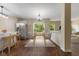 Bright dining area with views of the backyard, seamlessly connected to the kitchen and living space at 518 Carthage Cir, Westfield, IN 46074