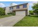 Inviting two-story home featuring a well-kept lawn, attached garage, and classic architectural design at 518 Carthage Cir, Westfield, IN 46074