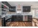 Kitchen with stainless steel appliances, a decorative backsplash, and white marble countertops at 7115 N Lyndhurst Xing, McCordsville, IN 46055