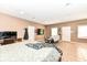 A Large main bedroom features neutral paint colors and tile flooring at 7145 Lafayette Rd, Indianapolis, IN 46278
