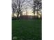 Expansive green backyard with blooming flowers providing a serene outdoor space at 721 1St Ne Ave, Carmel, IN 46032