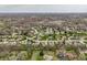 Panoramic aerial shot of a leafy neighborhood with winding streets and a mix of home styles at 7326 Elm Ridge Dr, Indianapolis, IN 46236
