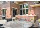 Expansive backyard featuring an outdoor dining area, comfortable seating and BBQ; perfect for entertaining at 13225 Gatman Ct, Carmel, IN 46032