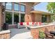 Charming outdoor patio with brick accents, comfortable seating, creating an inviting space for relaxation and enjoyment at 13225 Gatman Ct, Carmel, IN 46032
