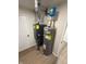 This basement contains a new water heater and HVAC at 1348 Secretariat Ln, Indianapolis, IN 46217