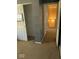 View of a hallway through the doorway; features gray walls and carpet flooring at 13660 N Ayrshire Cir, Camby, IN 46113