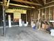 Garage interior featuring exposed beams, a blank canvas ready for customization at 1804 W 15Th St, Muncie, IN 47302