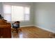 Bright bedroom featuring hardwood flooring and natural light at 2025 Barth Ave, Indianapolis, IN 46203