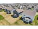 Aerial view of the home showing backyard and how it sits amongst neighboring homes at 2250 Egbert Rd, Westfield, IN 46074