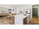Modern kitchen with stainless steel appliances, a spacious island, and an open concept layout at 2250 Egbert Rd, Westfield, IN 46074