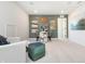 Bonus room with neutral walls, carpeted floors, desk, modern decor at 261 Onset Way, Westfield, IN 46074