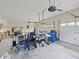Spacious garage featuring a large work area and room for multiple cars, tools and other equipment at 2810 Winterway Dr, Shelbyville, IN 46176
