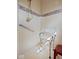 Walk-in shower featuring accessible seating and safety bar at 2810 Winterway Dr, Shelbyville, IN 46176