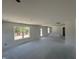 Spacious and bright unfinished living room featuring lots of natural light and high ceilings at 3297 Godby Dr, Sheridan, IN 46069