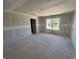 Spacious living room with drywall ready for paint at 3309 Godby Dr, Sheridan, IN 46069