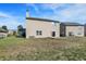 The backyard offers ample space and potential for customization in this house listing at 3529 Miesha Dr, Indianapolis, IN 46217