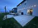 Inviting back patio with stylish outdoor seating, perfect for evening gatherings and enjoying the outdoor ambiance at 3650 Tipperlin Rd, Bargersville, IN 46106