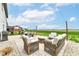 Outdoor patio featuring a dining area and comfortable seating, perfect for outdoor living at 3650 Tipperlin Rd, Bargersville, IN 46106