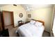 Cozy bedroom with ceiling fan and a walk-in closet at 3730 Cheyenne Ct, Columbus, IN 47203