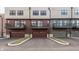 Townhome-style condos feature private garages and cozy balconies at 388 S Meridian Unit A-Bldg C St # A, Greenwood, IN 46142
