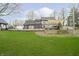 Spacious backyard with a pool and deck for outdoor entertaining at 3892 Arrowhead Ct, Greenfield, IN 46140