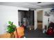 Unfinished basement space showcasing essential utilities and potential for storage or customization at 4107 Eisenhower Dr, Indianapolis, IN 46254
