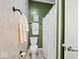 Traditional bathroom featuring light floors, standard toilet and shower/tub combo with neutral finishes at 501 S John St, Arcadia, IN 46030