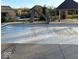 Covered in-ground pool with a slide and nearby gazebo, creating an ideal outdoor entertainment space at 5373 Ashby Ct, Greenwood, IN 46143