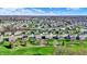 A picturesque aerial view of the neighborhood showcases the community's layout and surrounding landscape at 5492 Cottage Grove Ln, Noblesville, IN 46062