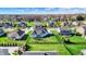 Aerial view of a spacious fenced backyard, providing privacy and ample room for activities at 5492 Cottage Grove Ln, Noblesville, IN 46062