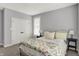 Cozy bedroom featuring a plush bed, soft lighting, and spacious closets for enhanced comfort and storage at 5492 Cottage Grove Ln, Noblesville, IN 46062