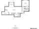Floor plan of the first floor displays rec room, game area, bedroom and walkout bar at 5492 Cottage Grove Ln, Noblesville, IN 46062
