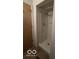 Bathroom with a stand up shower and tile floor at 5868 Hillside Ave, Indianapolis, IN 46220