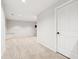 Finished basement with carpet flooring, recessed lighting, and ample open space at 6707 Meadow View Ct, Avon, IN 46123