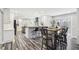 Eat-in kitchen area with a large center island and plenty of seating at 6707 Meadow View Ct, Avon, IN 46123