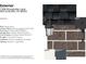 Selection of exterior finishes: brick, concrete plank, front door, trim, shingles, hardware, and lighting at 7308 Broadview Ln, McCordsville, IN 46055